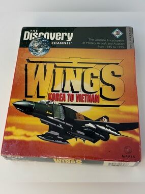 Wings Korea To Vietnam The Discovery Channel Multimedia PC Big Box Game SEALED**